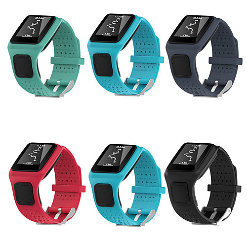 

Smart Watch Band for TomTom 1 pcs Sport Band TPE Replacement Wrist Strap for TomTom Multi-Sport GPSHRM