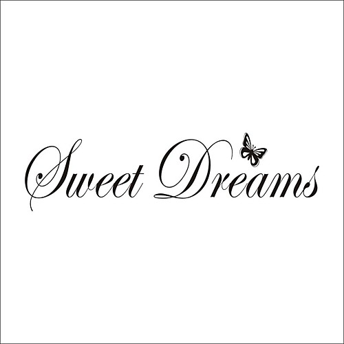 

Sweet dreams Decorative Wall Stickers Stars Nursery / Kids Room 5816cm