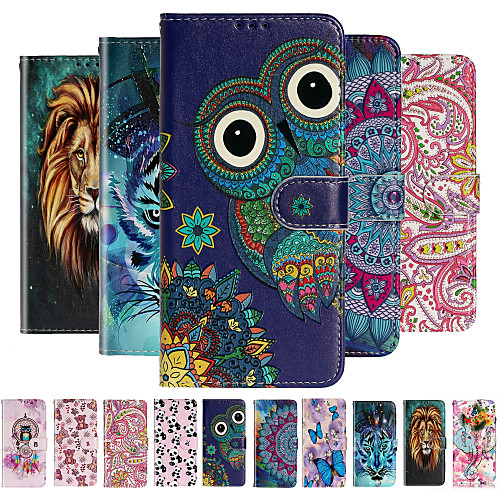 

Case for Samsung scene map Samsung Galaxy S20 S20 Pro S20 Ultra cartoon flower pattern varnish embossed PU leather material card holder lanyard all-inclusive drop-proof mobile phone case