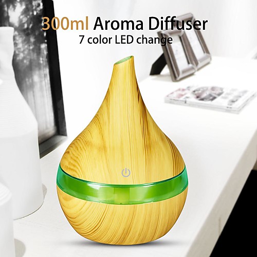 

New 300ml Mini Air Humidifier Essential Oil Diffuser LED Lights Electric Aromatherapy USB Humidifier Car Aroma Diffuser