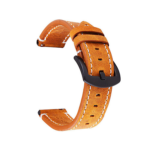 

Watch Band for Samsung Galaxy Watch Active / Apple Watch Series 5/4/3/2/1 Samsung Galaxy / Apple Leather Loop Genuine Leather Wrist Strap