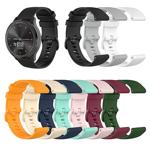 

Silicone Sport Strap For Garmin vivoactiv3/Forerunner245 /645/vivomove/vivomove HR/Venu