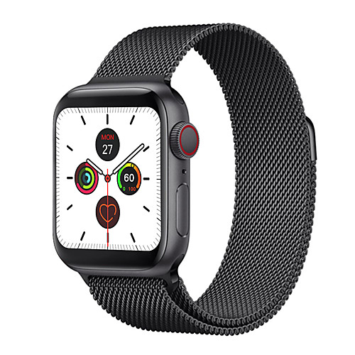 

W5.0 Unisex Smartwatch Android iOS Bluetooth Waterproof Heart Rate Monitor Long Standby Media Control Information Pedometer Call Reminder Activity Tracker Sleep Tracker Sedentary Reminder