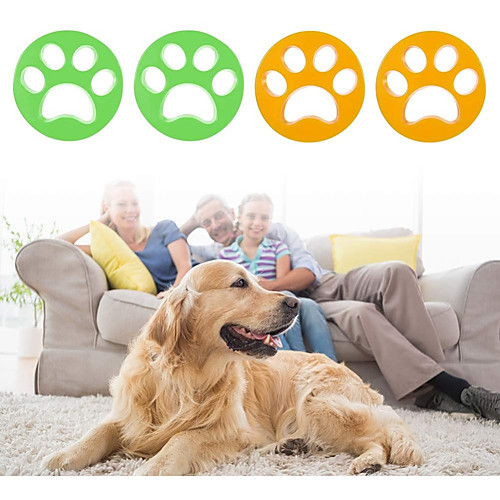 

2PCS Pet Hair Catcher Cat Dog Fur Lint Hair Remover Clothes Dryer Washing Machine Accessories Reusable Cleaning Laundry Catcher Ramdon Color