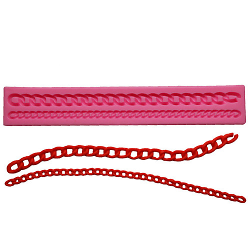 

1pcs Baking DIY Liquid Silicone Long Pearl Bracelet Model Cake Mold
