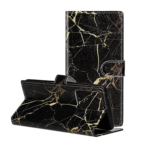 

Case For Samsung Galaxy Galaxy A20e / Galaxy Note 10 / Galaxy Note 10 Plus Wallet / Card Holder / with Stand Full Body Cases Marble PU Leather