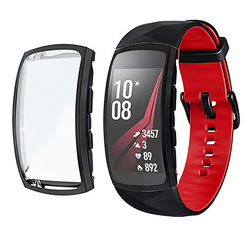 

Cases for Samsung Gear Fit 2 Pro Protective Screen Protector Soft TPU Cover All-Around Bumper Shell Compatible Cases for Samsung Gear Fit 2 Pro SM-R365