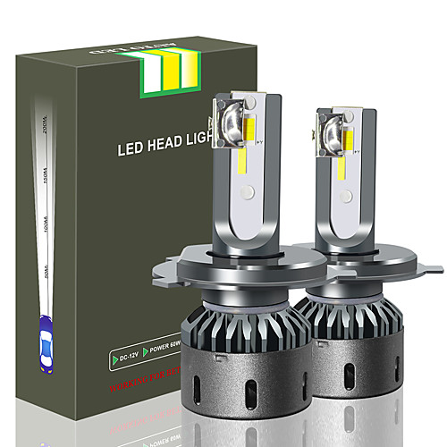 

2PCS/set car led headlight h4 led three color White warm white golden yellow in one bright 6000K H4 hi/lo beam Canbus Car Headlight Bulbs 55W 12000LM 12V Led Light