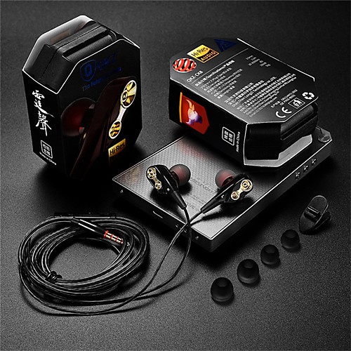 

QKZ Tingsheng CK8 Explosion In-Ear Double-Motion Running Game Music Headphones HIFI Headphones