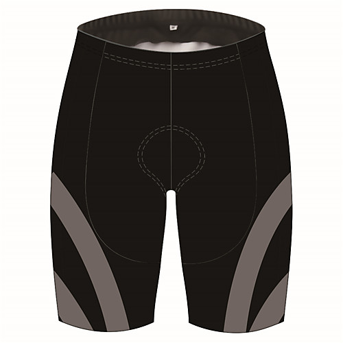 

21Grams Men's Cycling Shorts Spandex Bike Shorts Pants Padded Shorts / Chamois Quick Dry Breathable Sports Stripes Patchwork Solid Color Black Mountain Bike MTB Road Bike Cycling Clothing Apparel