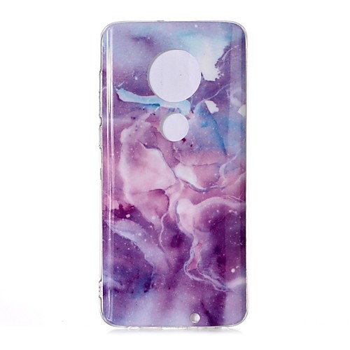 

Case For Motorola Moto G7 / Moto G7 Power Ultra-thin / Pattern Back Cover Marble TPU