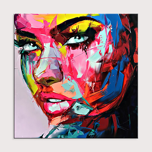 

Oil Painting Handmade Hand Painted Wall Art Palette Figure Portrait Woman Home Decoration Décor Rolled Canvas No Frame Unstretched