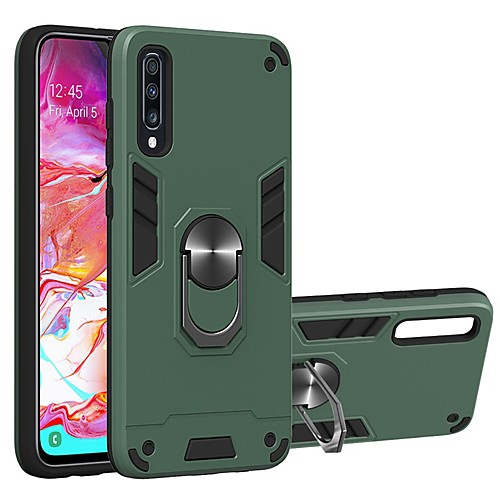 

Case For Samsung Galaxy A10/A30/A50 Two-in-one Ring Holder Back Cover Armor TPU / PC For Galaxy A20/A30S/A40/M10/A50S/A60/A70/A70S