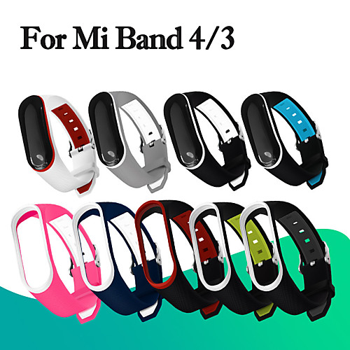 

Fashion Soft Mi Band 3 4 Strap wrist strap for Xiaomi mi band 3 4 Silicone Miband 3 4 accessories pulsera correa Mi 3 replacement