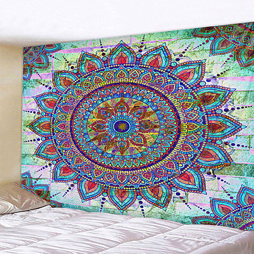 

Mandala Bohemian Wall Tapestry Art Decor Blanket Curtain Hanging Home Bedroom Living Room Dorm Decoration Boho Hippie Psychedelic Floral Flower Lotus Indian