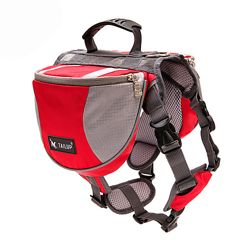 

Carrier Bag & Travel Backpack Dog Backpack Dog Saddle Bag Portable Terylene Black Red Orange