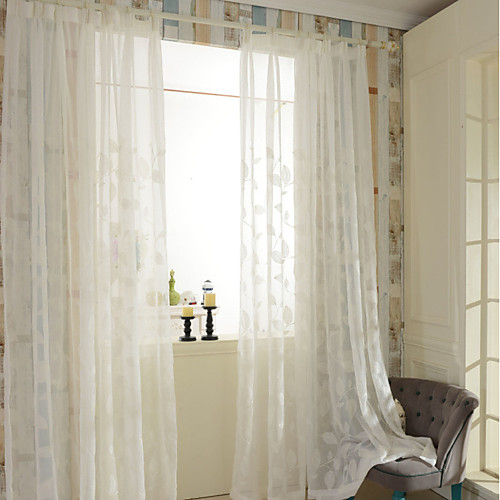 

Two Panel Children's Room Living Room Bedroom Dining Room Embroidered Curtain