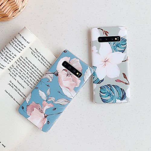 

Case For Samsung scene map Samsung Galaxy S20 S20 Plus S20 Ultra leaf pattern frosted TPU material IMD process all-inclusive mobile phone case MYL