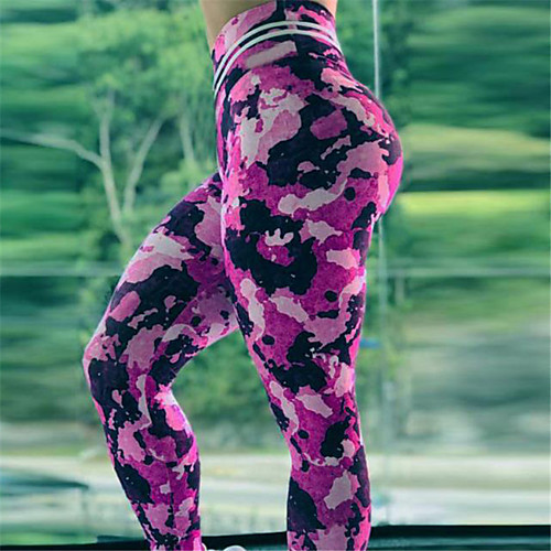 

Women's High Waist Yoga Pants Tights Leggings Tummy Control Butt Lift Quick Dry Red / black Black with White Multi color Fitness Gym Workout Running Summer Sports Activewear High Elasticity Skinny