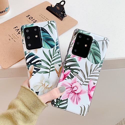

Case for Samsung scene map Samsung Galaxy S20 S20 Plus S20 Ultra flower pattern frosted TPU material IMD process all-inclusive mobile phone caseXQS