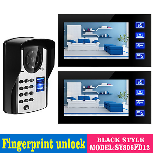 

Wired 7 Inch Hands-free 800480 Pixel One To Two Video Doorphone