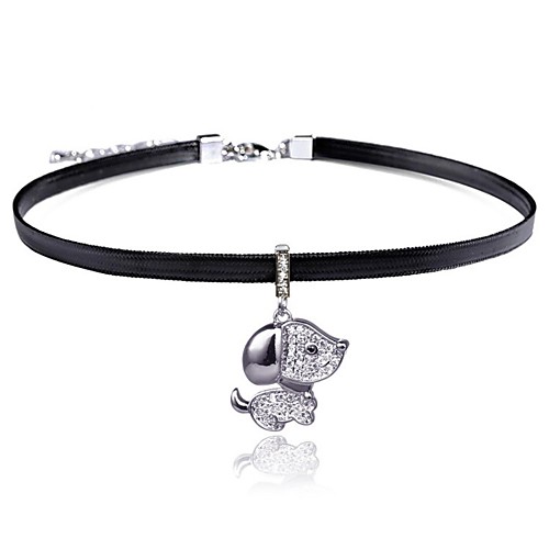 

Women's Necklace Friends Romantic Modern European Casual / Sporty Chrome Black 40 cm Necklace Jewelry 1pc For Street Festival