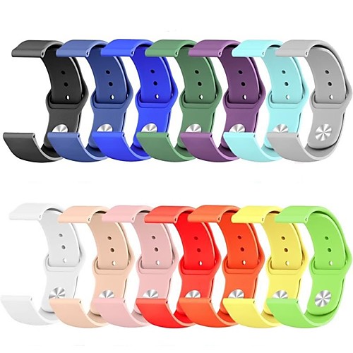 

Watch Band for Gear Sport / Gear S2 Classic / Samsung Galaxy Watch 42mm Samsung Galaxy Sport Band Silicone Wrist Strap