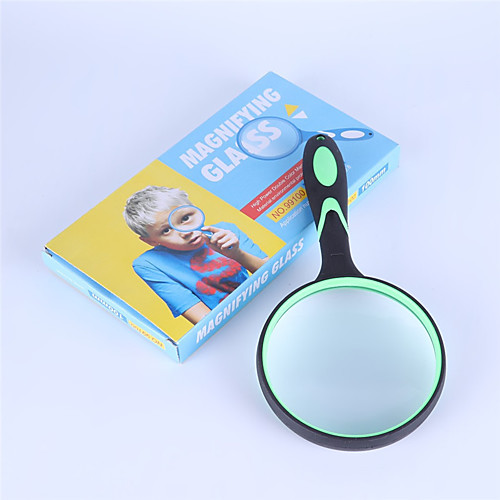 

Portable 10x magnifier 100mm rubber handle magnifier eyepiece