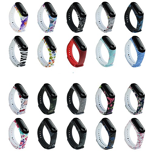 

Smart Watch Band for Xiaomi 1 pcs Sport Band Silicone Replacement Wrist Strap for Mi Band 3 Xiaomi Mi Band 4