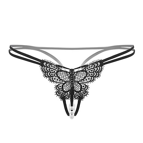 

Women's Lace G-strings & Thongs Panties Low Waist 1 PC Blue One-Size