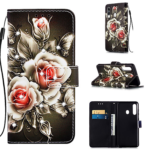 

Case For Samsung Galaxy S9 / S9 Plus / S8 Plus Wallet / Card Holder / Rhinestone Full Body Cases Flower PU Leather for Galaxy S20 PLUS S20 ULTRA S20 A51 A71 A50 A40 A30 A20 A10S NOTE10 J4 PLUS