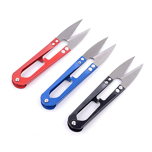 

3PCS Fishing Scissors Random Color Small Scissors Cross-stitch Embroidery Scissors