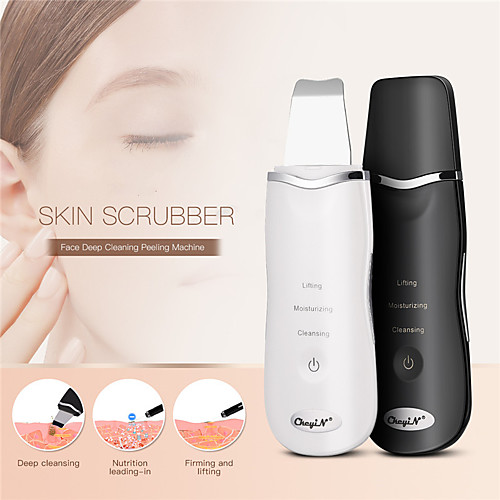 

Vibration facial skin scrubber blackheads acne removal dead skin peeling spatula scraper exfoliating cleanser