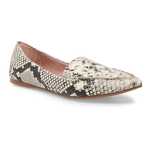 

Women's Flats Animal Print Flat Heel Pointed Toe Daily PU Animal Print Beige