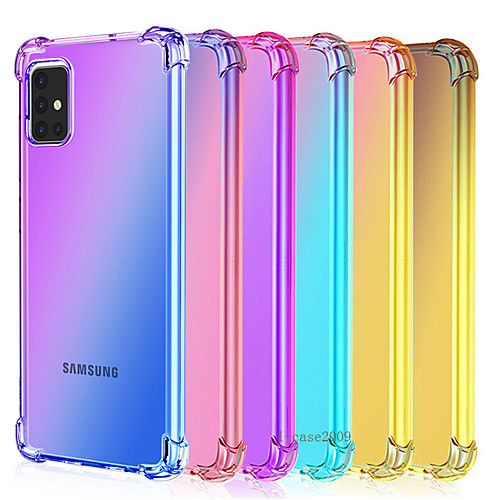

Samsung GalaxyS20 Ultra Plus S10 S10E S9 S8 Plus Shockproof Phone Case Note 10 Plus Pro Note 9 8 Gradient TPU Airbag Protective Case