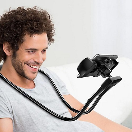 

Flexible Mobile Phone Holder Hanging Neck Lazy Necklace Bracket Bed 360 Degree Phones Holder Stand For Phone Pad