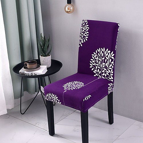 

Chair Cover Floral / Plants / Romantic Printed Polyester Slipcovers