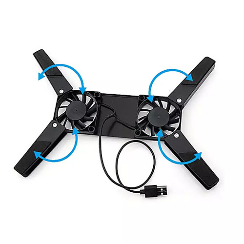 

USB Fan cooler cooler LED PC Portable Foldable Twin Fans Cooler Cooling Pad Folding Cooler computer Cooling Pad