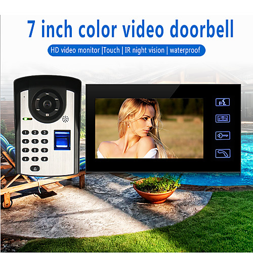 

Wired 7 Inch Hands-free 800480 Pixel One To One Video Doorphone
