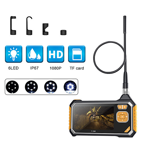 

8 mm lens Industrial Endoscope 100 cm Working length Waterproof Portable Car Repair Inspection