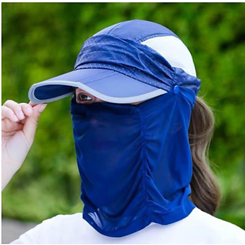 

Fishing Hat Fisherman Hat Hiking Hat Hat Windproof Sunscreen UV Resistant Breathable Solid Color Chinlon Autumn / Fall Spring Summer for Women's Camping / Hiking Hunting Fishing Pink Grey Orange