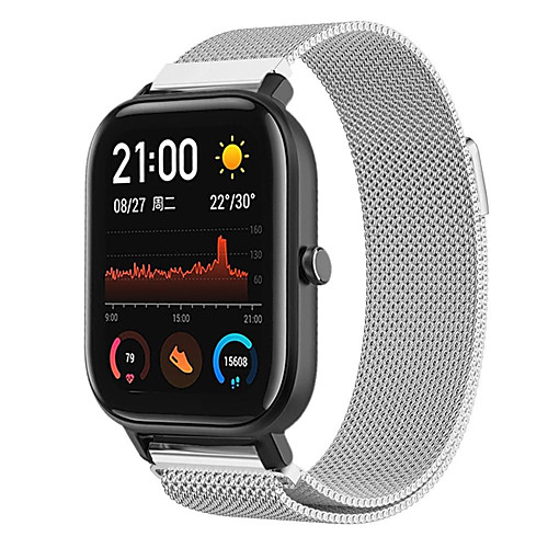 

20MM Stainless Steel Replacement Metal Wirst Strap For Amazfit GTS Xiaomi Smart Watch Band