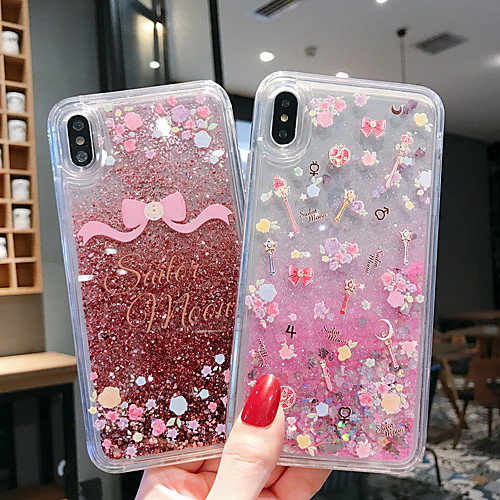

Case For Apple iPhone 11 / iPhone 11 Pro / iPhone 11 Pro Max Shockproof / Flowing Liquid / Pattern Back Cover Glitter Shine PC