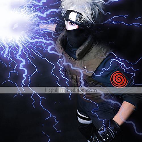 

Mask Inspired by Naruto Hatake Kakashi Anime Cosplay Accessories Mask Polyester Men's Women's Cosplay Halloween Costumes