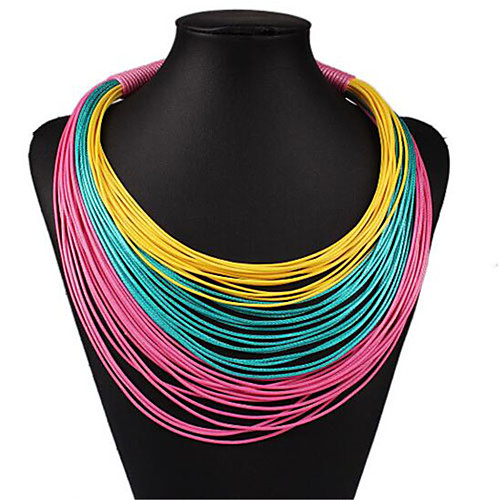 

Women's Pendant Necklace Classic Flower Fashion Chrome Rainbow 50 cm Necklace Jewelry 1pc For Party Evening Festival
