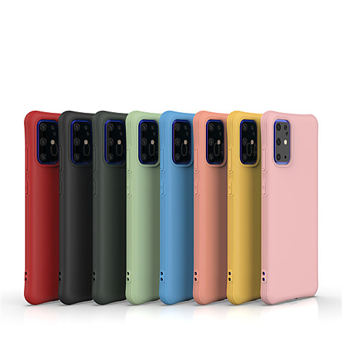 

Phone Case For Samsung Galaxy Back Cover S20 Plus S20 Ultra S20 S10 S10 S10 Lite Galaxy S10 E Galaxy J4 Plus(2018) Galaxy J6 Plus(2018) A30 Shockproof Frosted Solid Color TPU