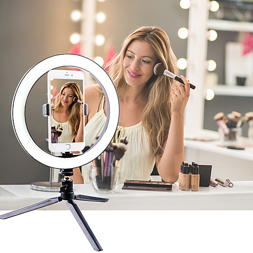 

26cm Photographic Lighting 3200K-5500K Dimmable Led Ring Light Lamp Photo Studio Phone Video Beauty Makeup camera