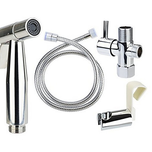

Handheld Toilet Bidet Sprayer Set Pipe Shattaf Water Cleaner Cloth Diaper Sprayer for Toilet Attachment with Water Pressure Control Hose
