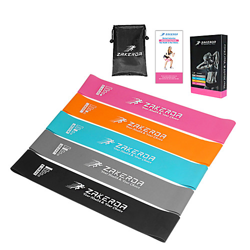 

Resistance Loop Exercise Bands Resistance Bands Sports Emulsion Gym Workout Pilates Exercise & Fitness Adjustable Durable Resistance Training Myofascial Release, Trigger Point Therapy, Muscle Knots