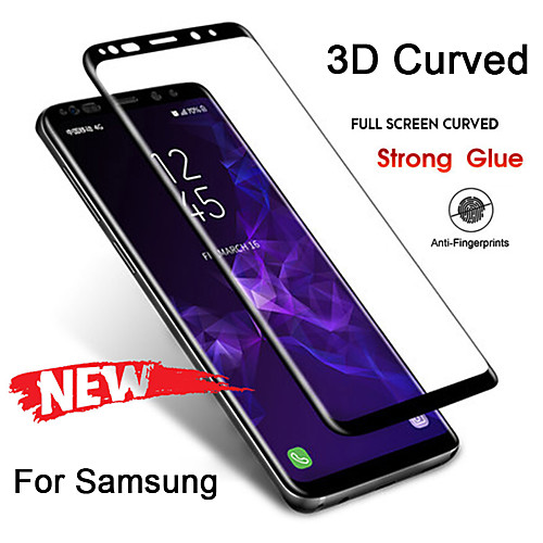 

3D Hard Phone Screen Protective Film Glass for Samsung S8 S9 9H HD Toughed Tempered Glass for Samsung Galaxy Note 8 9